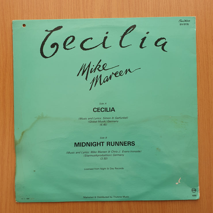 Mike Mareen – Cecilia – Vinyl LP Record - Very-Good+ Quality (VG+) (verygoodplus)