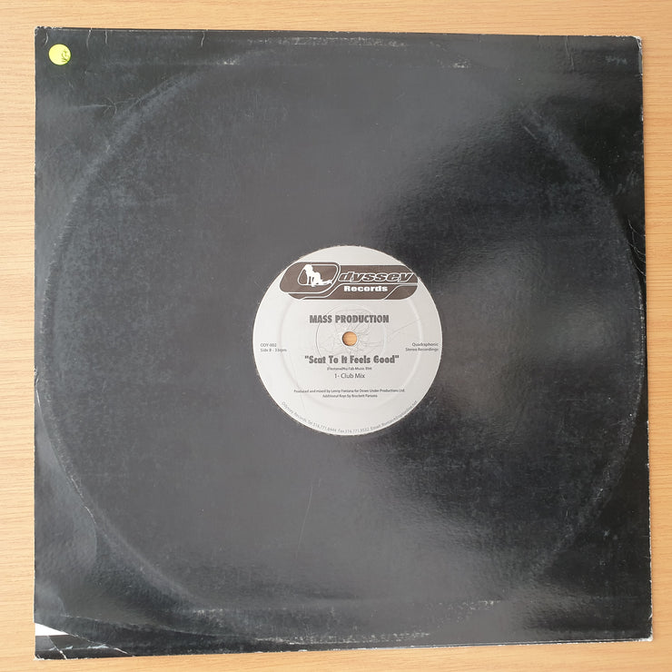 Mass Production – Give It Up - Vinyl LP Record - Very-Good+ Quality (VG+) (verygoodplus)