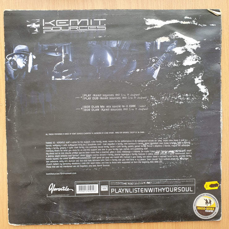 Kemit Sources – Play - Vinyl LP Record - Very-Good+ Quality (VG+) (verygoodplus)