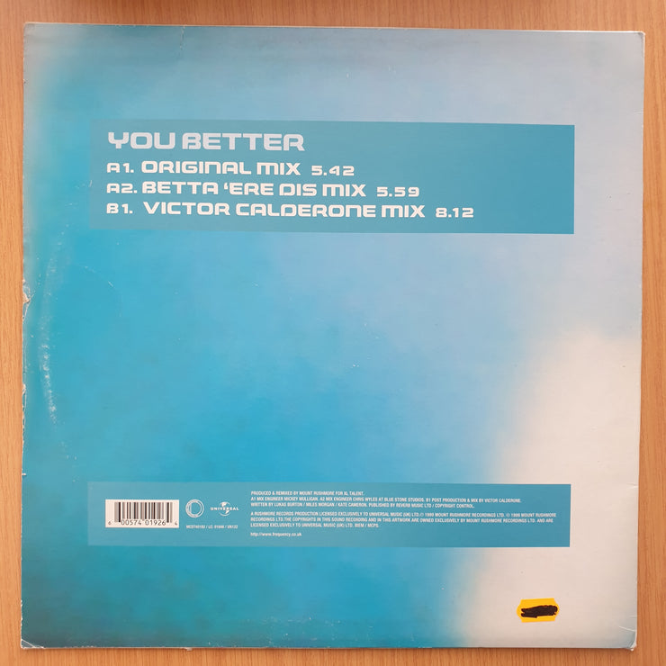 Mount Rushmore Pres. The Knack – You Better - Vinyl LP Record - Very-Good+ Quality (VG+) (verygoodplus)