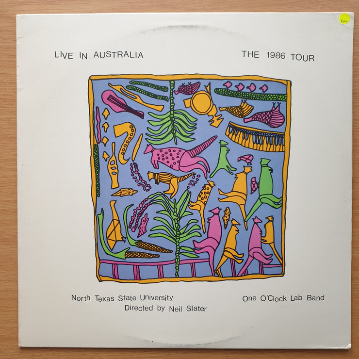 North Texas State University One O'Clock Lab Band* Directed By Neil Slater – Live In Australia - The 1986 Tour -  Vinyl LP Record - Very-Good+ Quality (VG+)