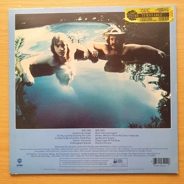 Bellamy Brothers – Sons Of The Sun -  Vinyl LP Record - Very-Good+ Quality (VG+)