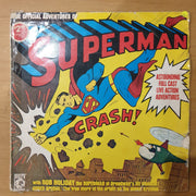 Superman - The Official Adventures of Superman (Rare Collectors Item) - Vinyl LP Record - Good+ Quality (G+)