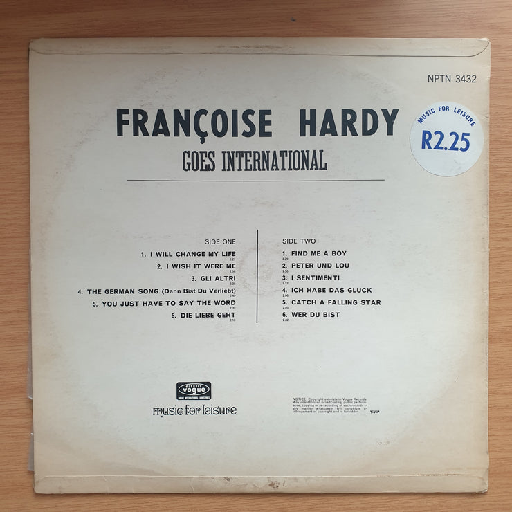 Francois Hardy Goes International - Vinyl LP Record - Very-Good+ Quality (VG+)