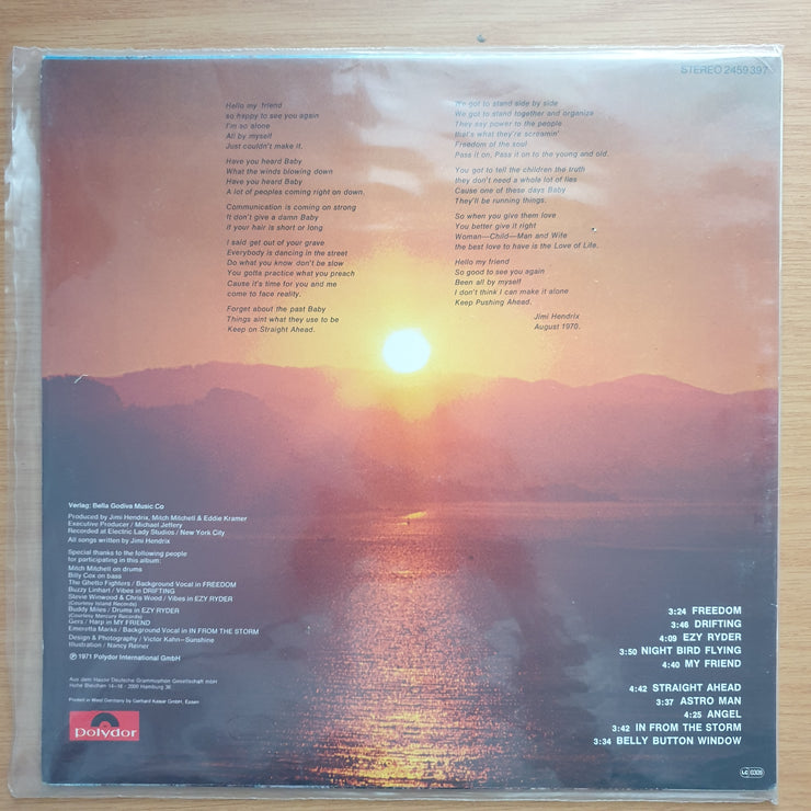 Jimi Hendrix – The Cry Of Love (Germany Pressing) - Vinyl LP Record - Very-Good+ Quality (VG+)