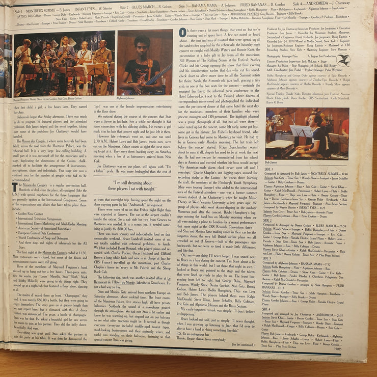 Montreux Summit Volume 1 - Double Vinyl Record - Opened  - Very-Good+ Quality (VG+)