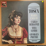 Puccini - Maria Callas, Carlo Bergonzi, Tito Gobbi, Georges Prêtre – Tosca ‎– Box Set with Booklet - 2x Vinyl LP Record - Very-Good+ Quality (VG+)