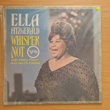 Ella Fitzgerald With Marty Paich And His Orchestra – Whisper Not  - Vinyl LP Record - Very-Good+ Quality (VG+)