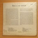 Ella Fitzgerald And Louis Armstrong – Ella And Louis - Vinyl LP Record - Very-Good+ Quality (VG+)