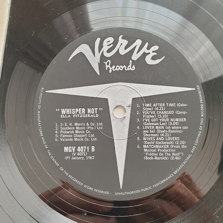 Ella Fitzgerald And Louis Armstrong – Ella And Louis - Vinyl LP Record - Very-Good+ Quality (VG+)