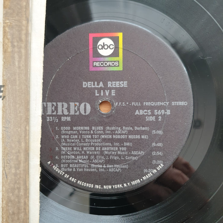 Della Reese – Della Reese Live - Vinyl LP Record - Very-Good+ Quality (VG+)