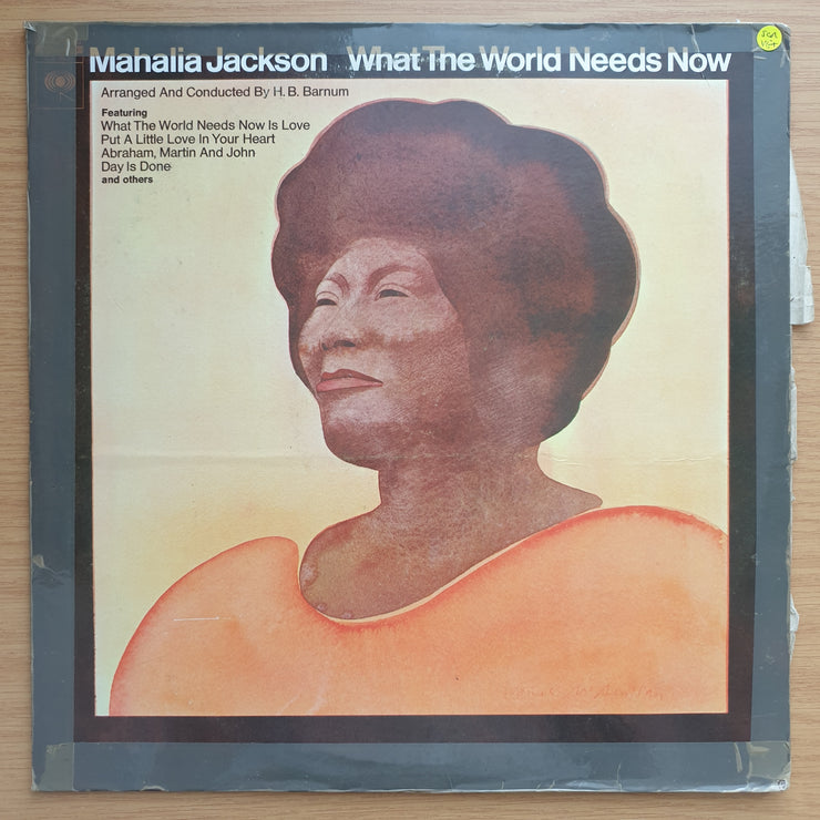 Mahalia Jackson – What The World Needs Now - Vinyl LP Record - Very-Good+ Quality (VG+)