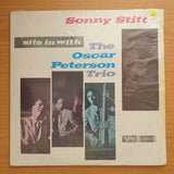 Sonny Stitt With The Oscar Peterson Trio – Sonny Stitt Sits In With The Oscar Peterson Trio - Vinyl LP Record - Very-Good Quality (VG) (verry)