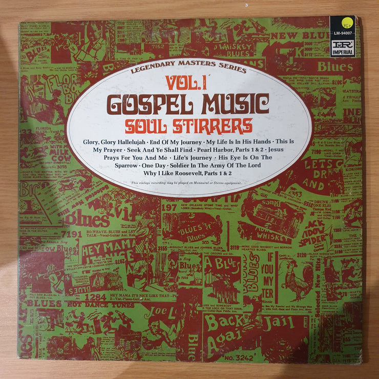 The Soul Stirrers – Gospel Music Vol. 1 - Vinyl LP Record - Very-Good+ Quality (VG+)