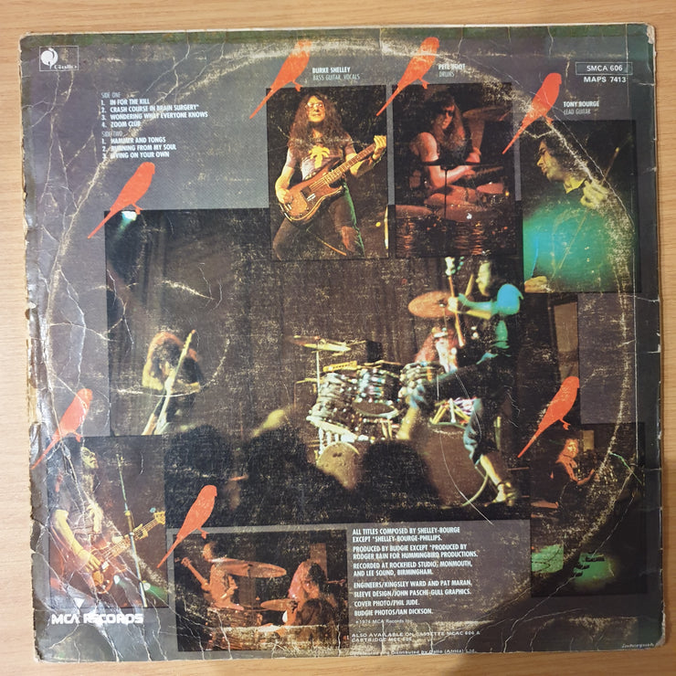 Budgie – In For The Kill! - Vinyl LP Record - Very-Good Quality (VG) (verry)