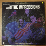 The Impressions – The Best Of The Impressions - Vinyl LP Record - Very-Good+ Quality (VG+)