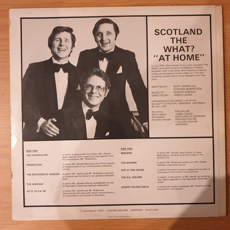 Scotland The What? – At Home – Vinyl LP Record - Very-Good+ Quality (VG+)