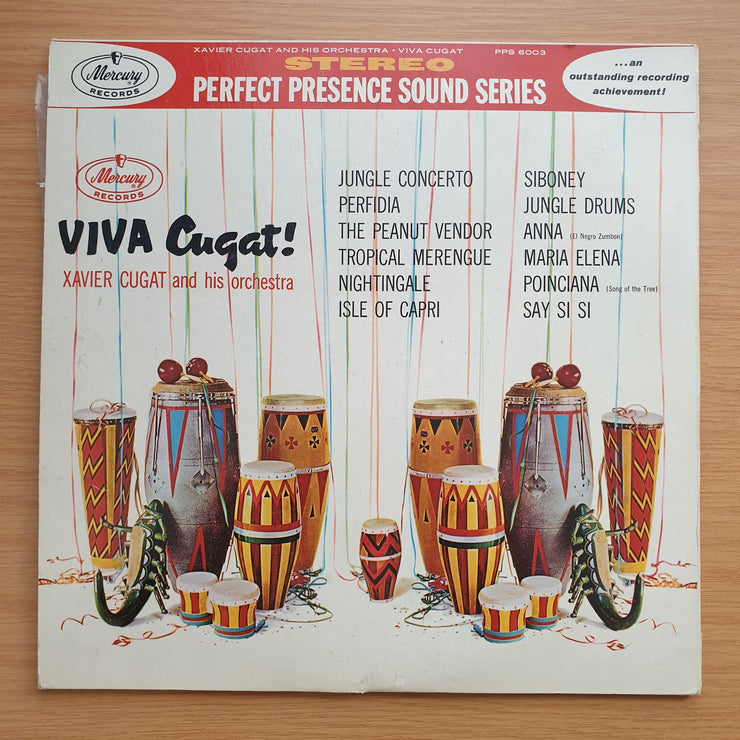 Xavier Cugat And His Orchestra – Viva Cugat! - Vinyl LP Record - Very-Good+ Quality (VG+)