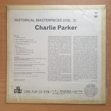 Charlie Parker – Historical Masterpieces Vol. 2 - Vinyl LP Record - Very-Good+ Quality (VG+)