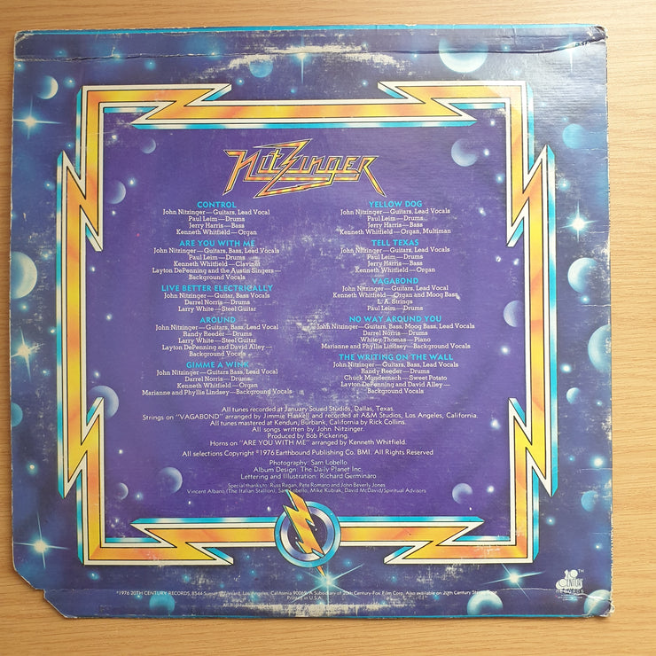 Nitzinger – Live Better Electrically - Vinyl LP Record - Very-Good+ Quality (VG+)