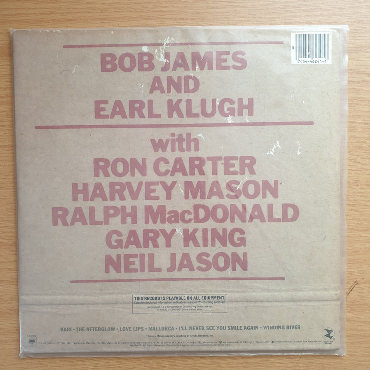 Bob James & Earl Klugh – One On One - Audiophile Pressing - Half Speed Remastered -  Vinyl LP Record - Very-Good+ Quality (VG+)