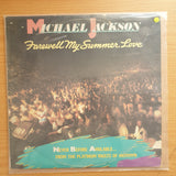 Michael Jackson – Farewell My Summer Love -  Vinyl LP Record - Very-Good+ Quality (VG+)