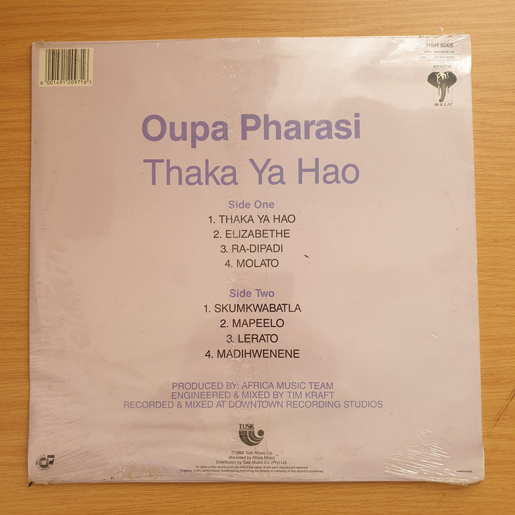 Oupa Pharasi ‎– Thaka Ya Hao (Rare SA)  - Vinyl LP Record - Sealed