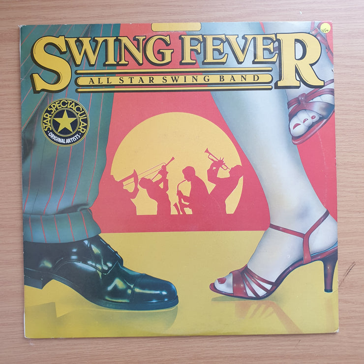 All Star Swing Band – Swing Fever -  Vinyl LP Record - Very-Good+ Quality (VG+) (verygoodplus)