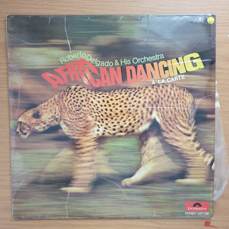 Roberto Delgado & His Orchestra – African Dancing – Vinyl LP Record - Very-Good+ Quality (VG+) (verygoodplus)