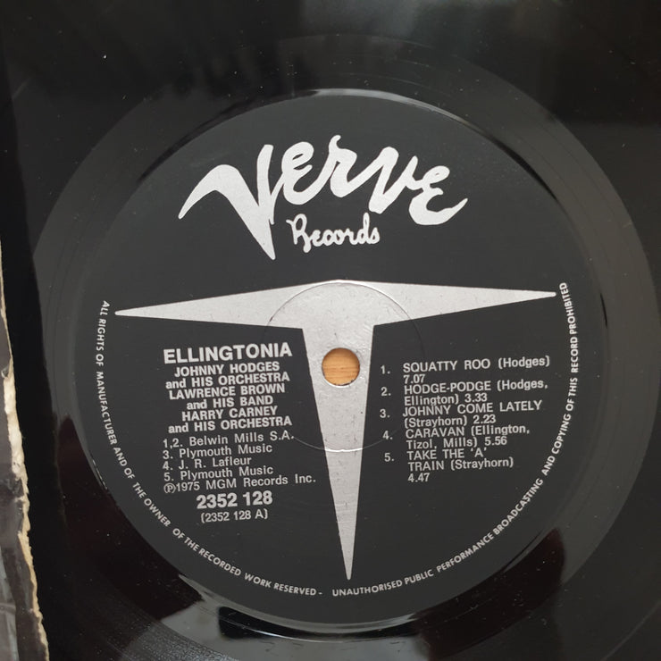 Verve  Jazz Giants - Ellingtonia – Vinyl LP Record - Very-Good+ Quality (VG+) (verygoodplus)