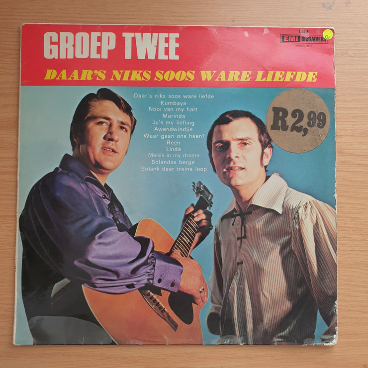 Groep Twee - Daars Niks Soos Ware Liefde - Vinyl LP Record - Very-Good+ Quality (VG+)