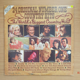 24 Original Number One Country Hits - Double Vinyl LP Record - Very-Good+ Quality (VG+) (verygoodplus)