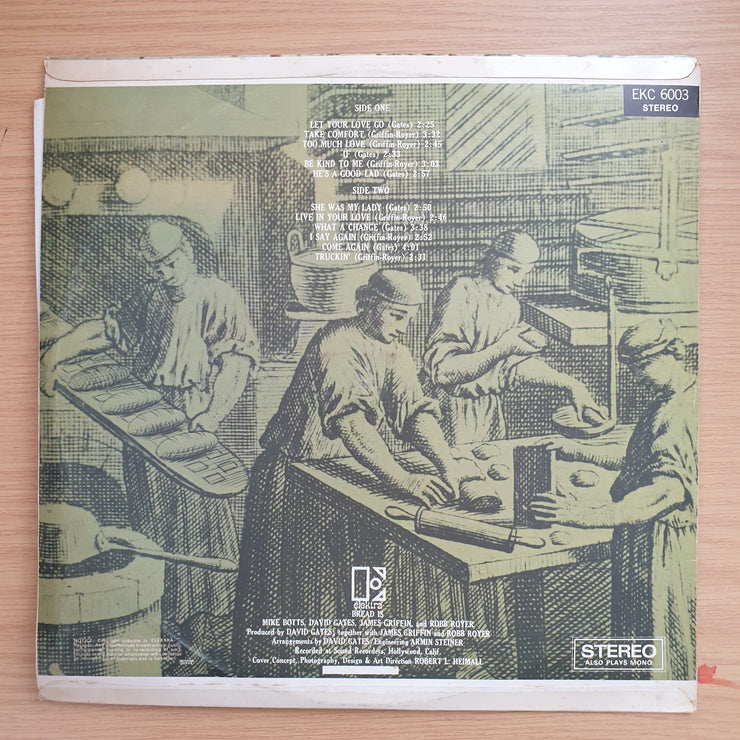 Bread ‎– Manna - Vinyl LP Record - Very-Good+ Quality (VG+) (verygoodplus)