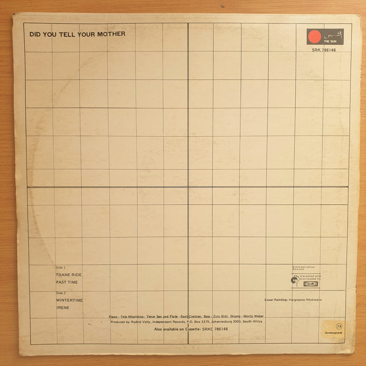 Tete Mbambisa ‎– Did You Tell Your Mother - Vinyl LP Record - Very-Good+ Quality (VG+) (verygoodplus)