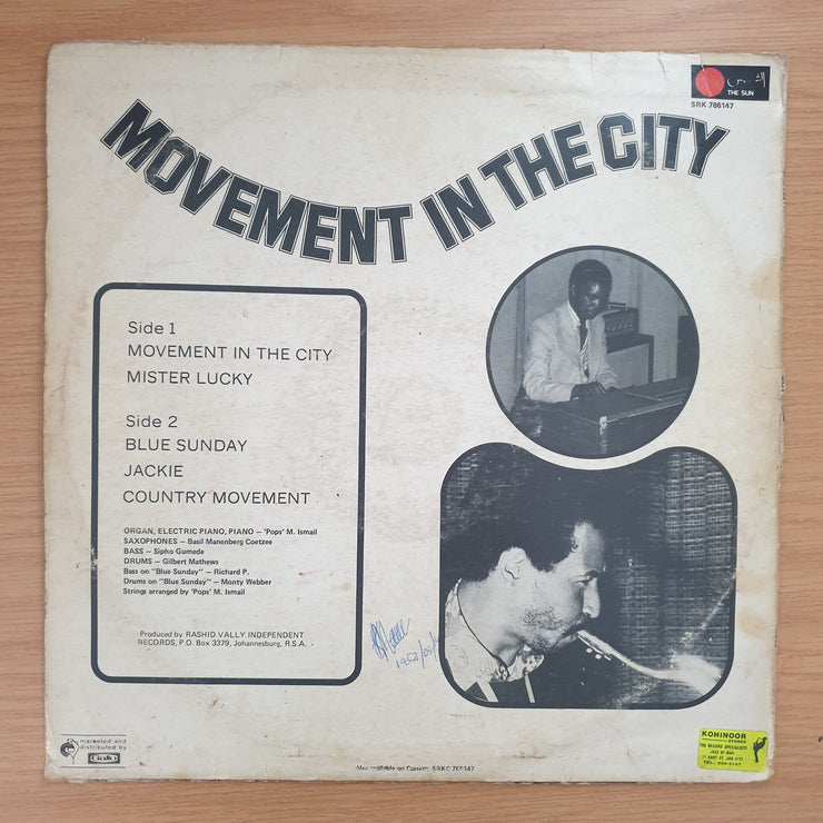 Movement In The City – Movement In The City (Rare SA) - Vinyl LP Record - Good+ Quality (G+)