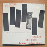 Horace Parlan Quintet ‎– Speakin' My Piece (Blue Note) - Vinyl LP Record - Very-Good- Quality (VG-) (verygoodminus)