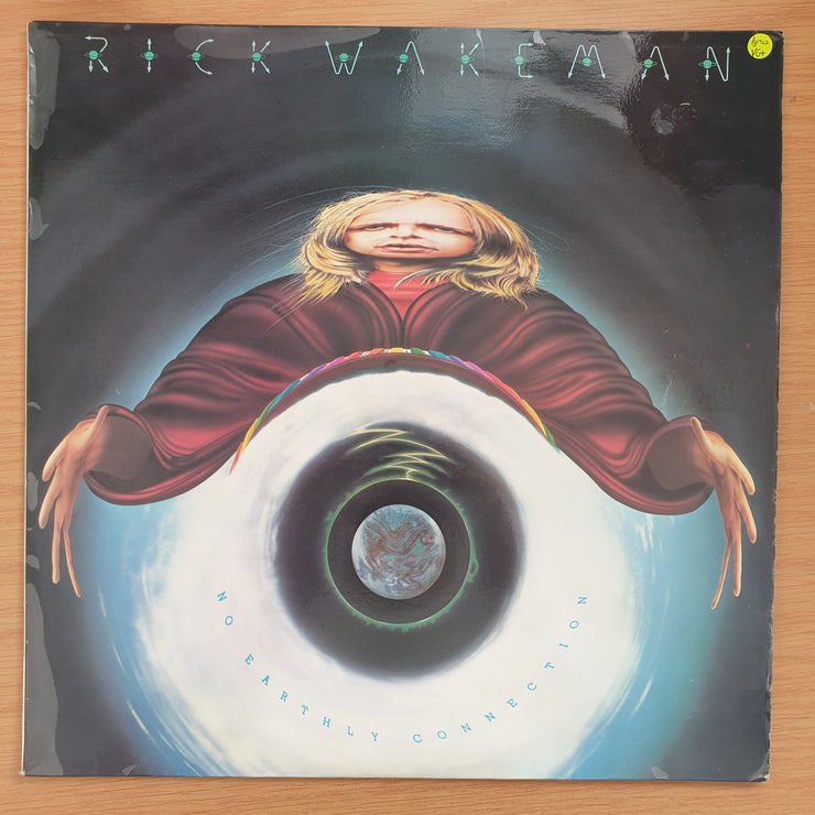 Rick Wakeman And The English Rock Ensemble – No Earthly Connection  - Vinyl LP Record - Very-Good+ Quality (VG+) (verygoodplus)