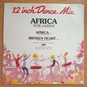 Rose Laurens – Africa 12" Dance Mix – Vinyl LP Record - Very-Good+ Quality (VG+) (verygoodplus)