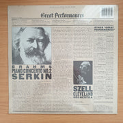 Brahms - Serkin, Szell, Cleveland Orchestra – Piano Concerto No. 2 In B Flat  – Vinyl LP Record Sealed