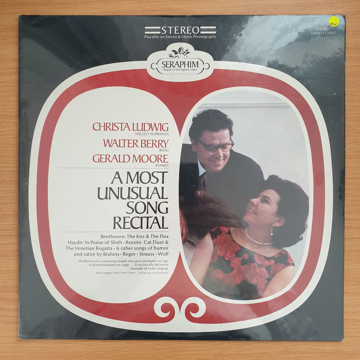 A Most Unusual Song Recital - Christa Ludwig, Walter Berry, Gerald Moore – Vinyl LP Record Sealed