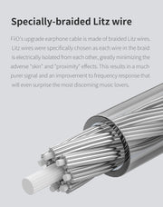 FiiO LC-4.4D - 4.4mm Balanced Cable - Audiophile High Purity Sterling Silver Litz MMCX Balanced earphone replacement cable for Shure/Westone/FiiO (Ships Next Day) (C-Plan Audio Specials) - C-Plan Audio