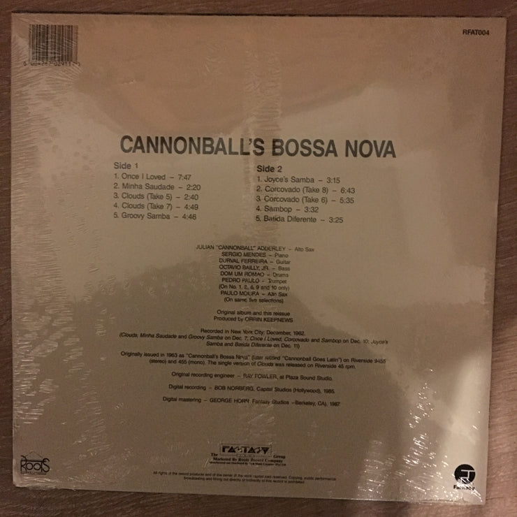 Cannonball Adderley With The Bossa Rio Sextet Of Brazil ‎– Cannonball's Bossa Nova -  Vinyl LP - Sealed - C-Plan Audio
