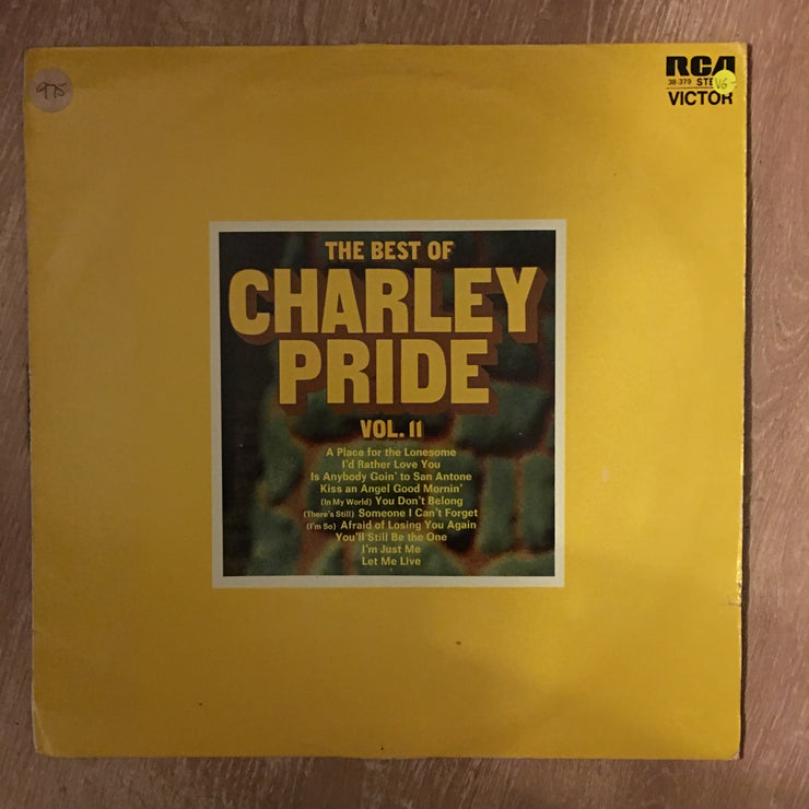 The Best Of Charley Pride - Vol II - Vinyl LP Record - Opened  - Very-Good- Quality (VG-) - C-Plan Audio