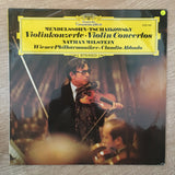 Mendelssohn, Tschaikowsky - Violinkonzerte  - Nathan Milstein, Claudio Abbado - Wiener Philharmoniker -  Vinyl LP Record - Opened  - Very-Good+ Quality (VG+) - C-Plan Audio
