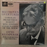 Otto Klemperer & Philharmonia Orchestra : Ludwig van Beethoven ‎– Beethoven Overtures - Vinyl LP Record - Opened  - Very-Good+ Quality (VG+) - C-Plan Audio