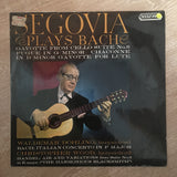 Segovia– Segovia Plays Bach  - Vinyl Record - Opened  - Very-Good+ Quality (VG+) - C-Plan Audio