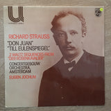 Richard Strauss - Concertgebouw Orchestra, Amsterdam, Eugen Jochum ‎– "Don Juan" / "Till Eulenspiegel" - Vinyl LP Record - Opened  - Very-Good+ Quality (VG+) - C-Plan Audio
