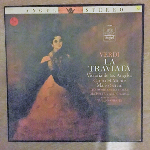 Giuseppe Verdi - Victoria De Los Angeles, Carlo Del Monte, Mario Sereni With The Rome Opera House Orchestra And Chorus - Vinyl LP Record - Opened  - Very-Good+ Quality (VG+) - C-Plan Audio