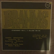 Brahms - Symphony No.3 - Horenstein  - Vinyl LP Record - Opened  - Very-Good Quality (VG) - C-Plan Audio