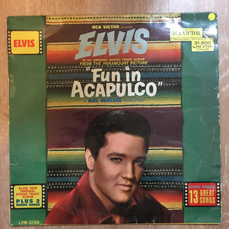 Elvis - Fun In Acapulco- Vinyl LP Record - Opened  - Good+ Quality (G+) - C-Plan Audio
